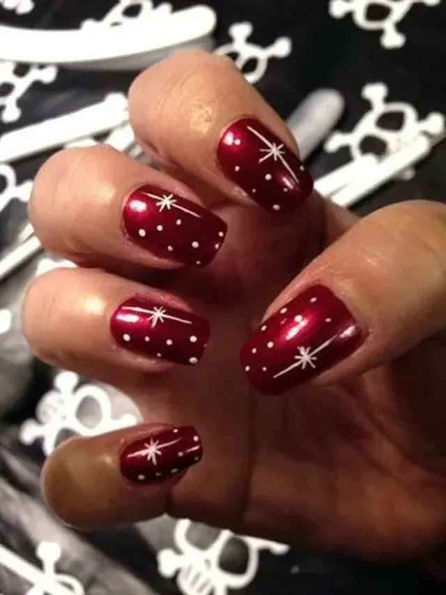 “Festive Frost: 10 Holiday-Inspired Winter Nail Designs to Rock This Season”