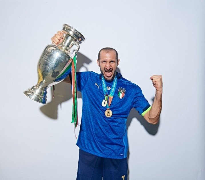 Euro 2020 winner Chiellini retires from football aged 39