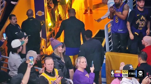 NBA legend LeBron James storms off court after latest LA Lakers loss as fans say ‘he’s a problem, it’s embarrassing’